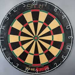 Professional Steel Tip Dart Board For Sale And Dry Erase Cricket Score Board Thrown In.  