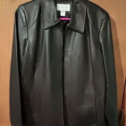Women’s Black Leather Jacket