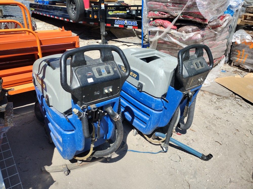 Good Condition Floor Scrubbers And Propane Buffers
