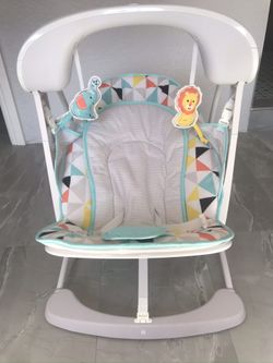 Fisher Price LIKE NEW Deluxe Take Along Swing and Seat
