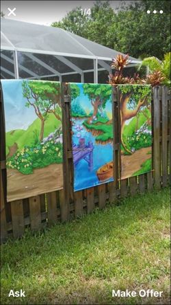 Photography Back Drops 58”x30”inches each