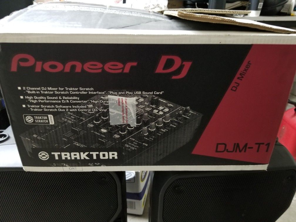 Pioneer Tractor Mixer DJM-T1 w/Kontrol F1 board