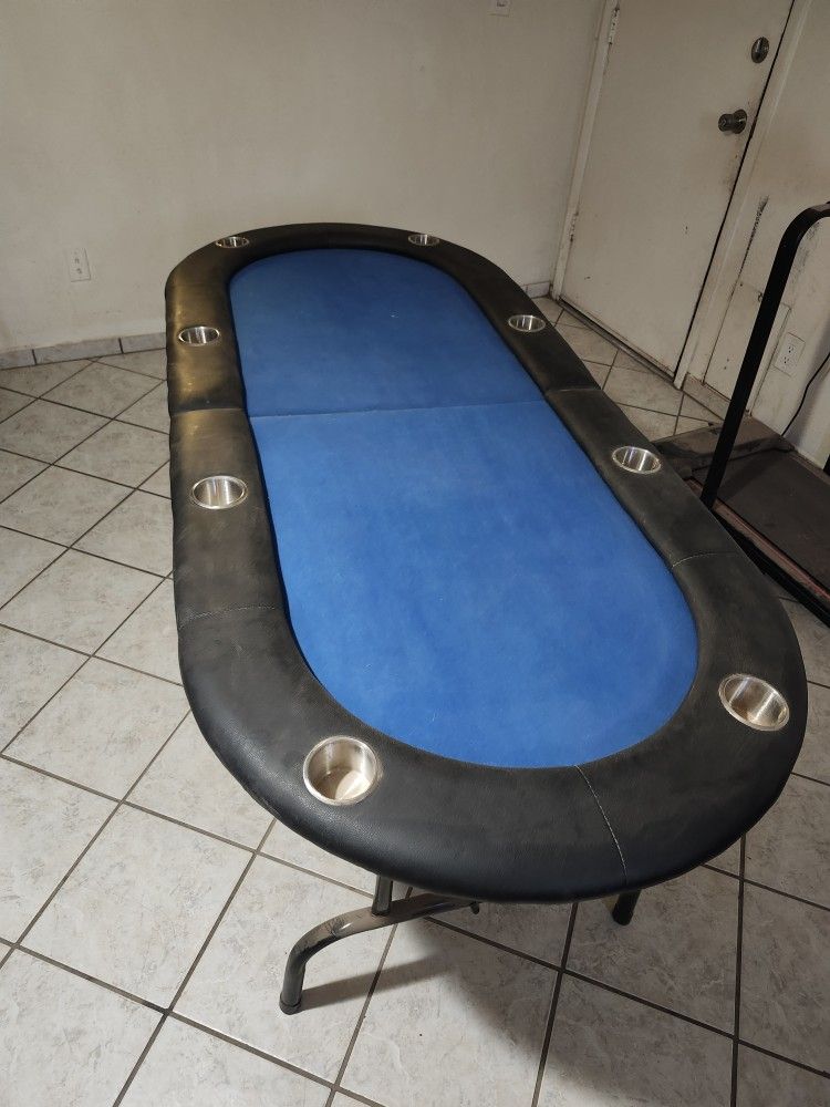 Folding Poker Table With Cup Holders