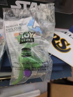 1995 Burger King Toy Story Rex meal toy still sealed