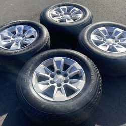 Factory 17 Chevy Gm 6 lug wheels & tires ~ Silverado Sierra tahoe Yukon Denali avalanche suburban 1500