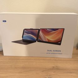 Dual screen laptop extender