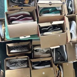 $200     Size 7  Lightly and Unused (Vans) 25 Pairs 