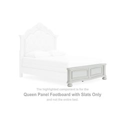 Montelaine Queen Panel Footboard With Slats