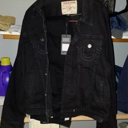 True Religion Mens Jean Jacket 