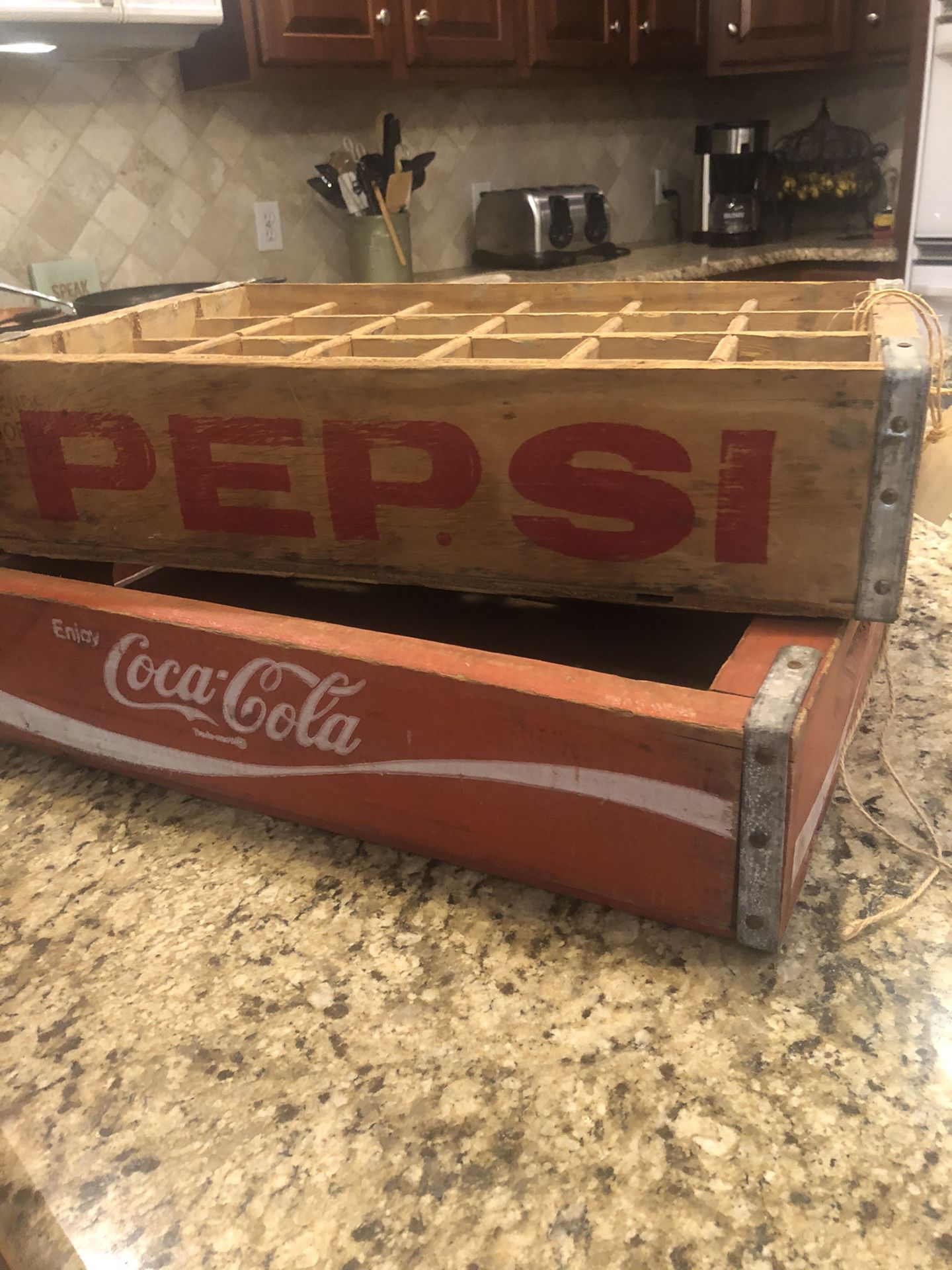 Coke & Pepsi Bottle Crates