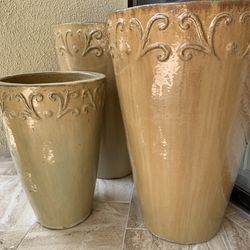 Glazed Ceramic Outdoor Containers