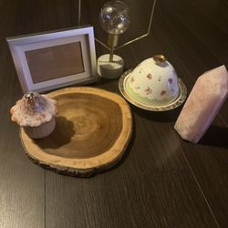 Decoration And Real Rose Quartz Heavy