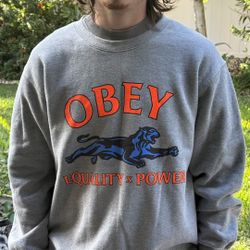 OBEY Equality & Power crew neck Sweatshirt XL