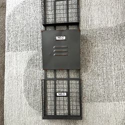 Slim three tier 3 box mail holder