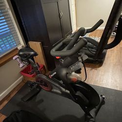 Peloton Bike  - Only 100 Hours, Many Extras  