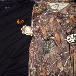 Mens Real Tree Tshirts 2 For $15 Large