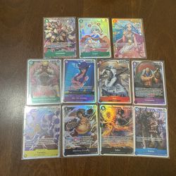 One Piece Op-04 Cards Singles And Op-02 Op-03 Gift Collection Card Promo
