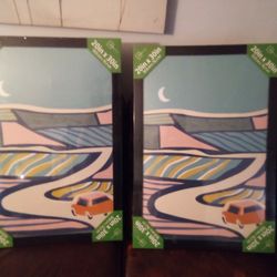 Set of 2 20x30 Picture Frame Black Museum Wall Photo Frame By Mainstays 