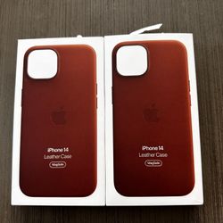 iPhone 14 Leather MagSafe Case