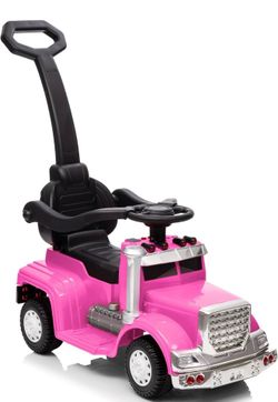Outfunny 3-in-1 Ride on Push Car for Toddler 1-3 Years with Handle & Music