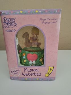 Vintage Precious Moments Snow Globe (Puppy Love)