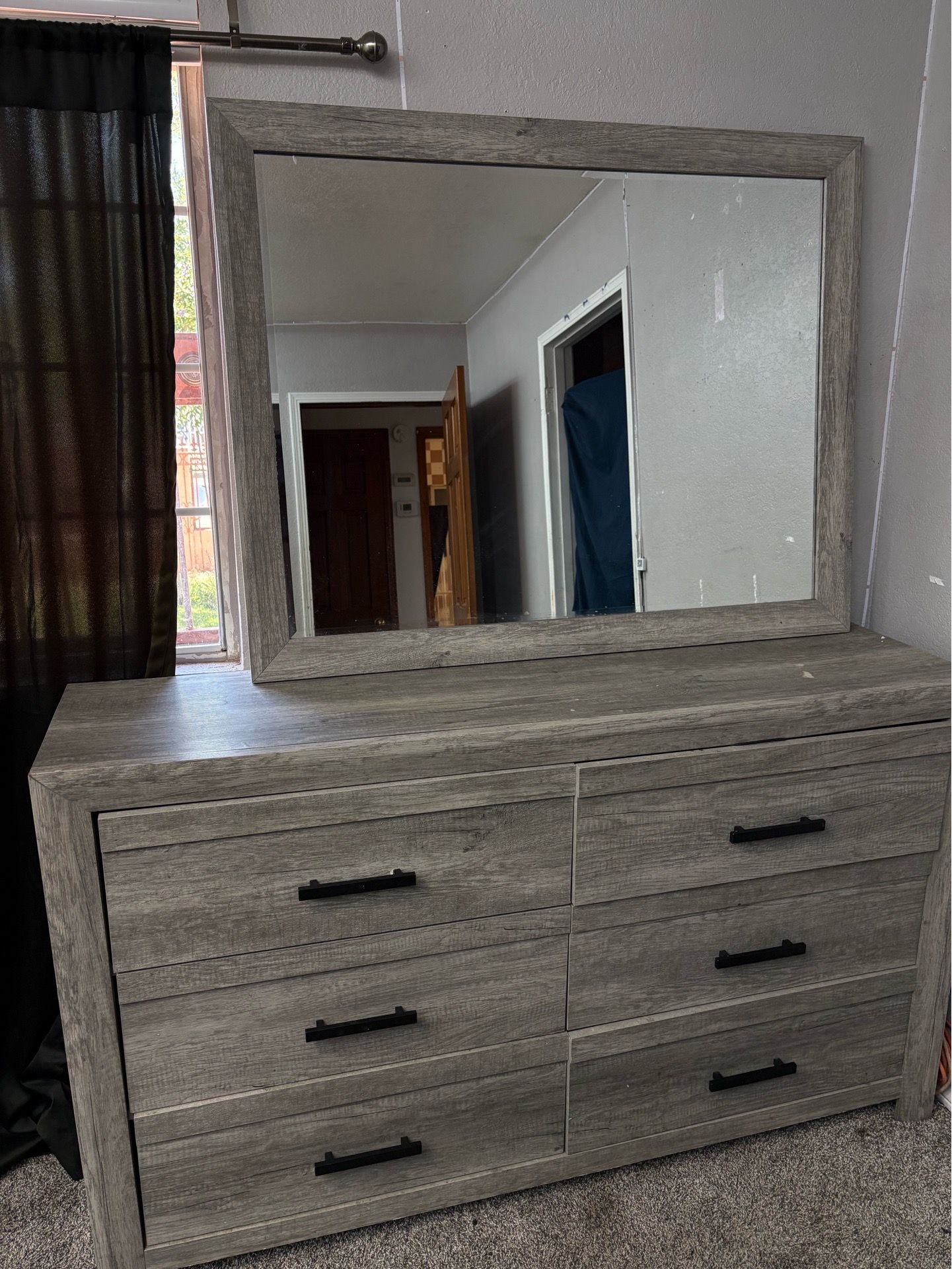 Bed room drawer and mirror