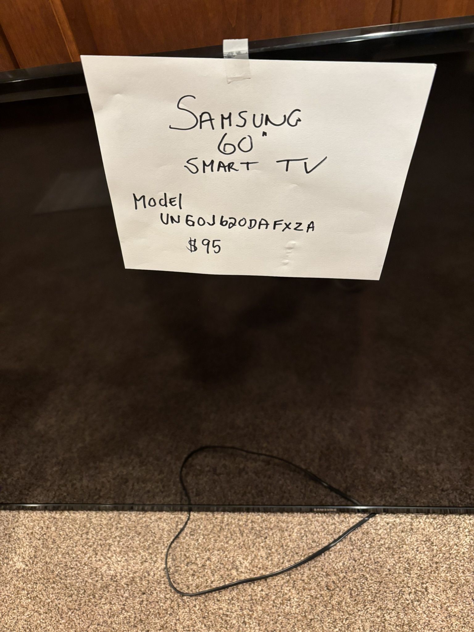 Samsung 60 In smart TV