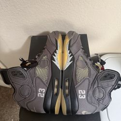 Jordan 5 Off White Muslin Size 8