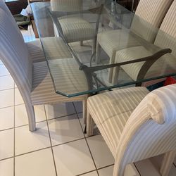 Dining table with chairs