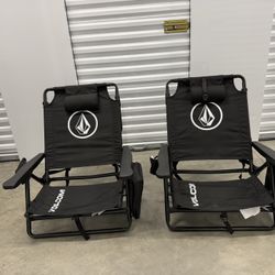 Volcom Beach Chairs (2)