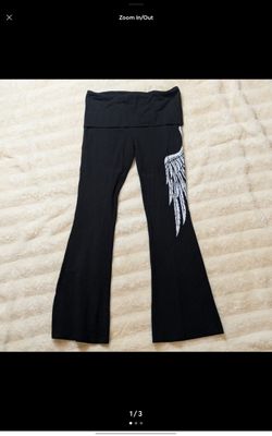 American Brat Black Foldover Leggings