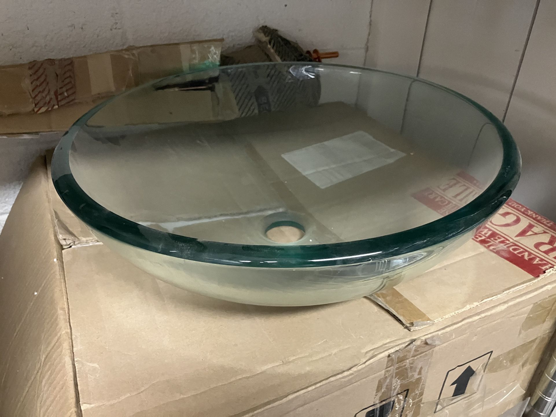 Vessel Sink- Tempered Glass