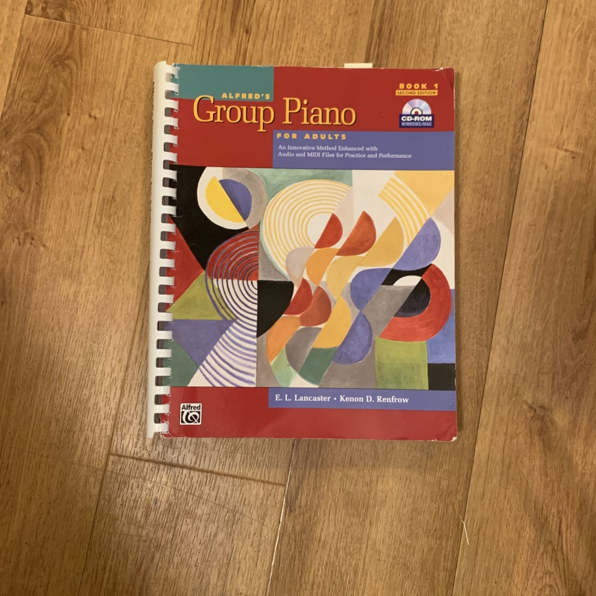 Alfred Group Piano For Adults with CD-ROM, Book 1, Second Edition