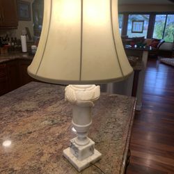 Vintage Alabaster Lamp
