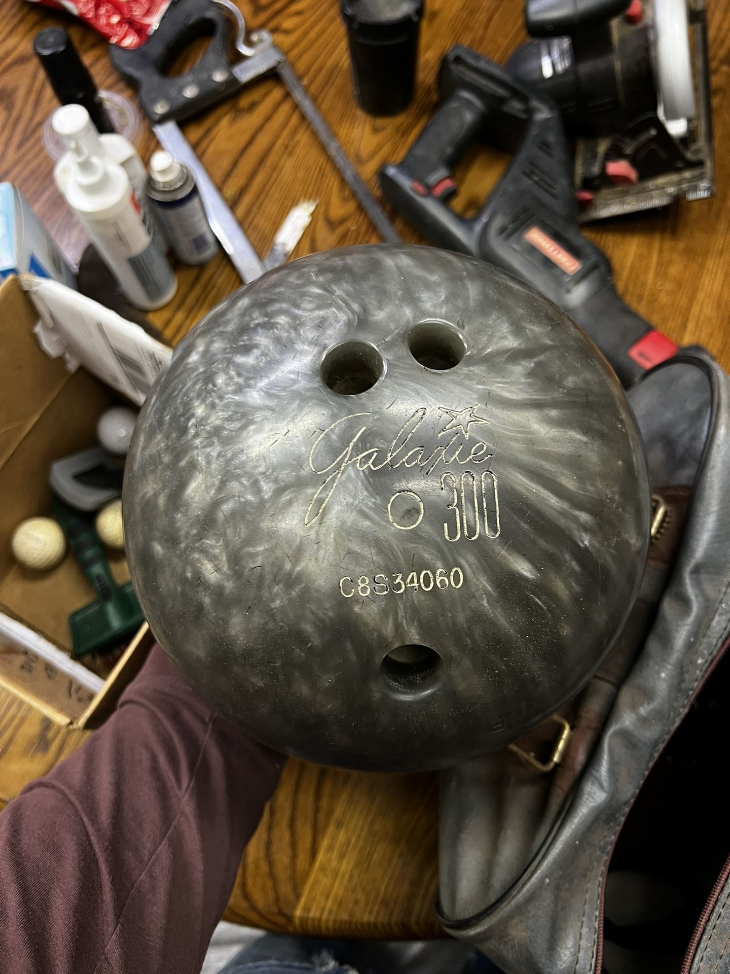Vintage Galaxie 300 Bowling Ball