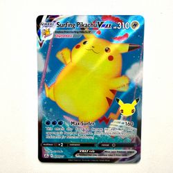 Pokemon Surfing Pikachu VMAX (Full Art) celebrations 009/025