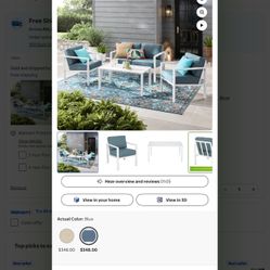 4-Piece Outdoor Patio Set