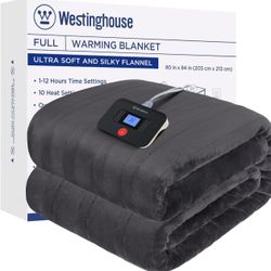 Westinghouse Heated Electric Blanket – Full Size (Charcoal)