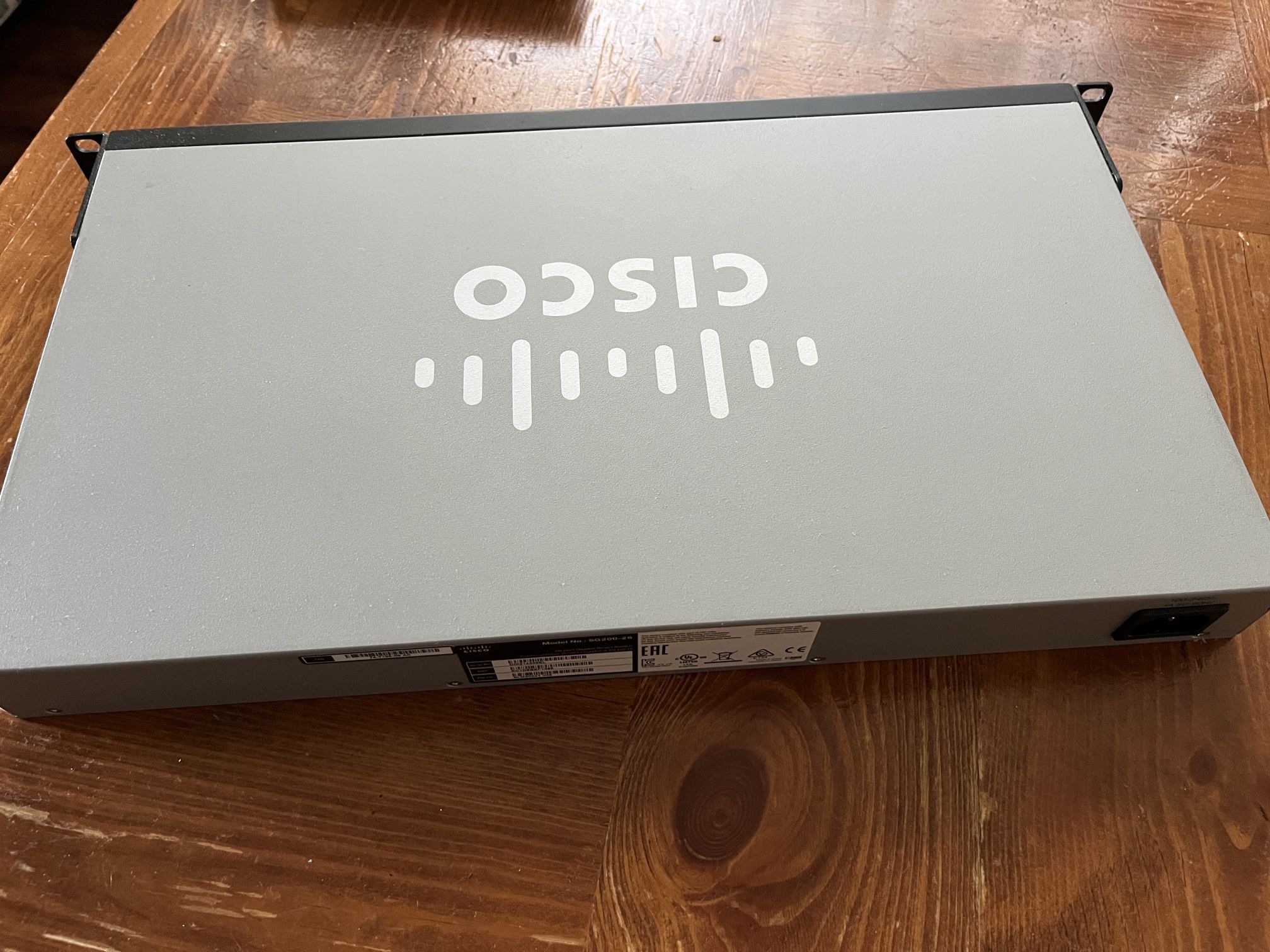 CISCO DESIGNED SG200 26 Gigabit Ethernet Smart Switch with 24 10/100/1000 Ports and 2 Combo Mini GBIC Ports (SLM2024T NA), one size