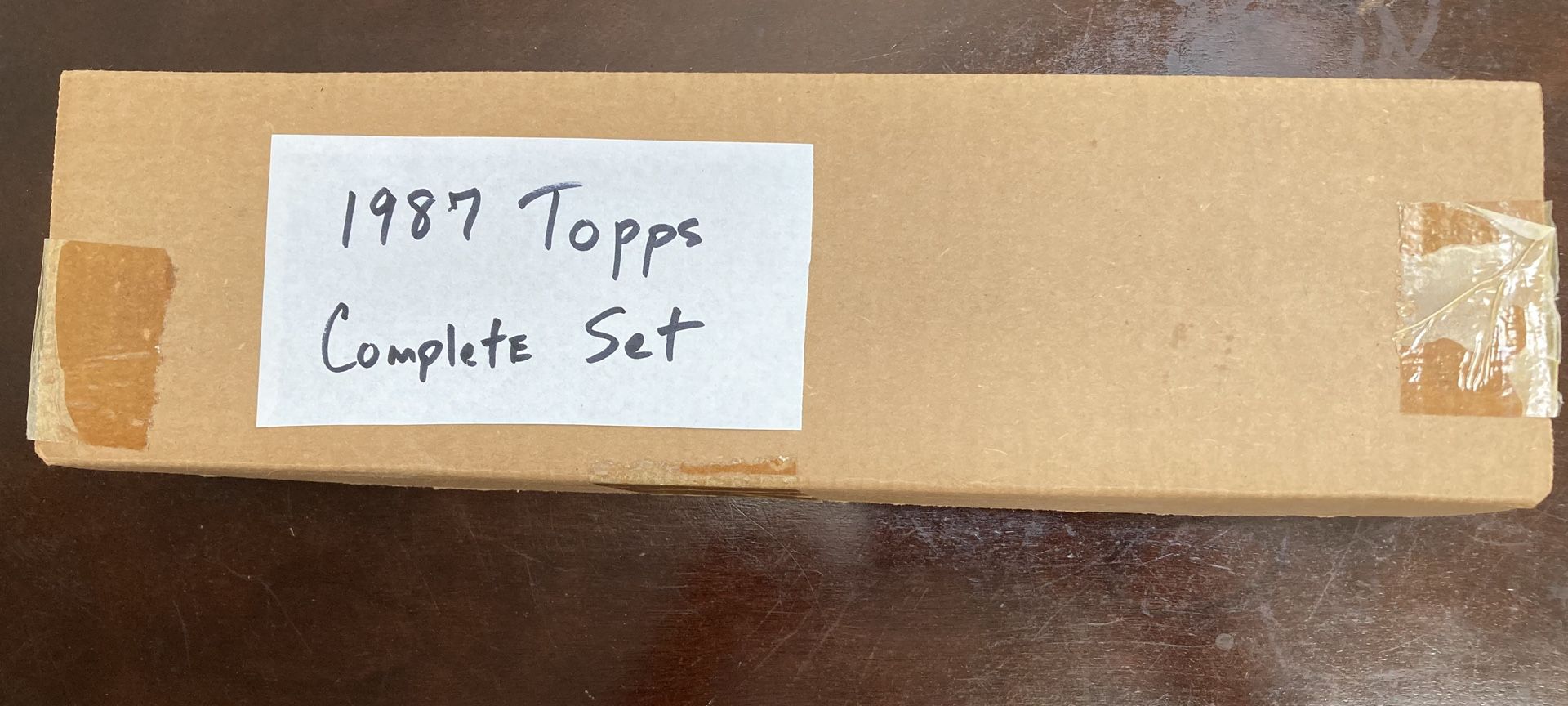 1987 Topps Baseball Complete Set Of 792 Cards.
