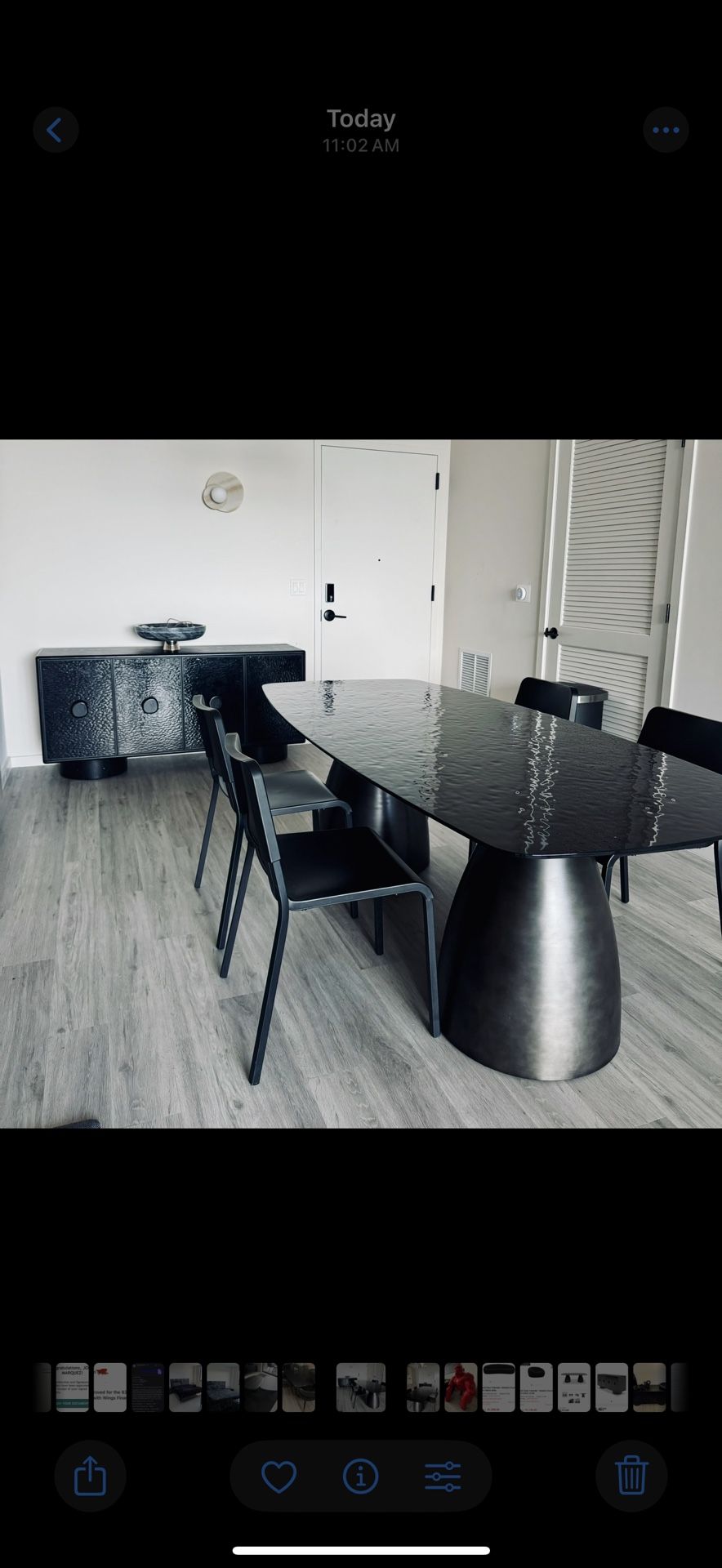 Dining Room Table And Matching Buffet