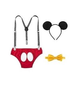 Mickey Mouse Cake Smash/ Birthday Photoshoot Outfit 