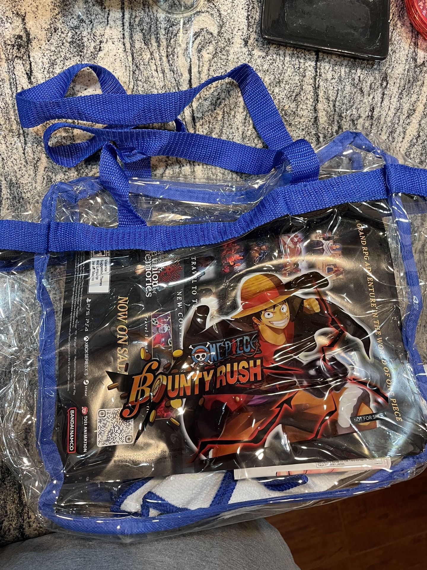 One Piece Card Game Tote Bag From The Los Angeles Rams Game
