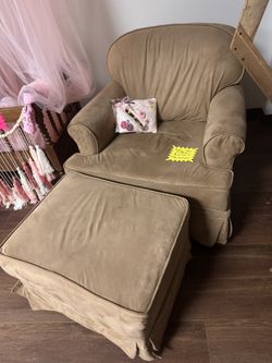 Rocking Chair & Matching Ottoman