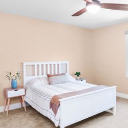 Full Size Bed + Casper Mattress + Side Tables 