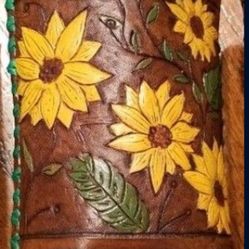 Leather Handmande Koozie