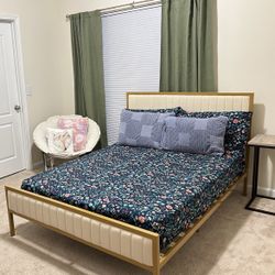 Full-size Bedframe And mattress 