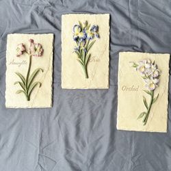 Home Interior Floral Wall Art 