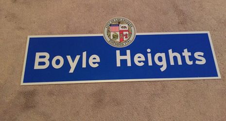 Boyle Heights collectible street sign