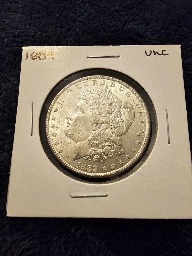 1889 Morgan Silver Dollar Uncirculated Gem